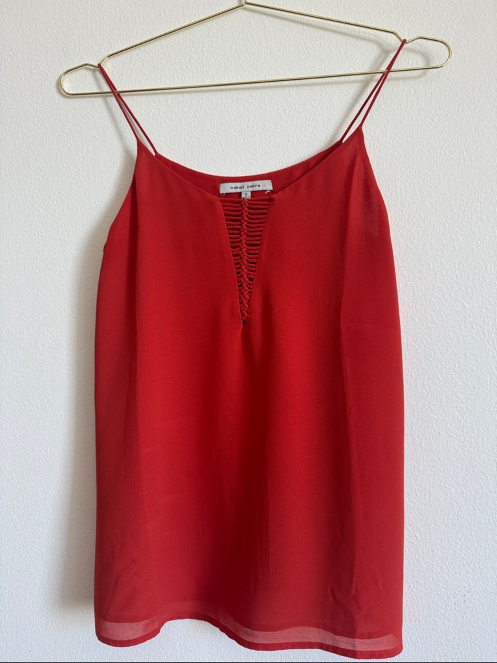 Naked Zebra Burnt Orange Camisole